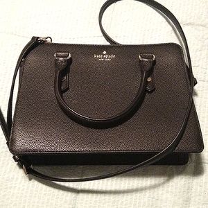 New Kate Spade Black Mulberry Street Lise Satchel